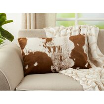 - Tri Color 100 /% Natural Cowhide Luxurious Hair On Cushion Pillow Cover cowhide Cushion Cover Cowhide Pillow Smooth and Shiny