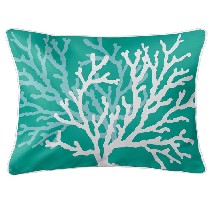 coral throw pillows wayfair