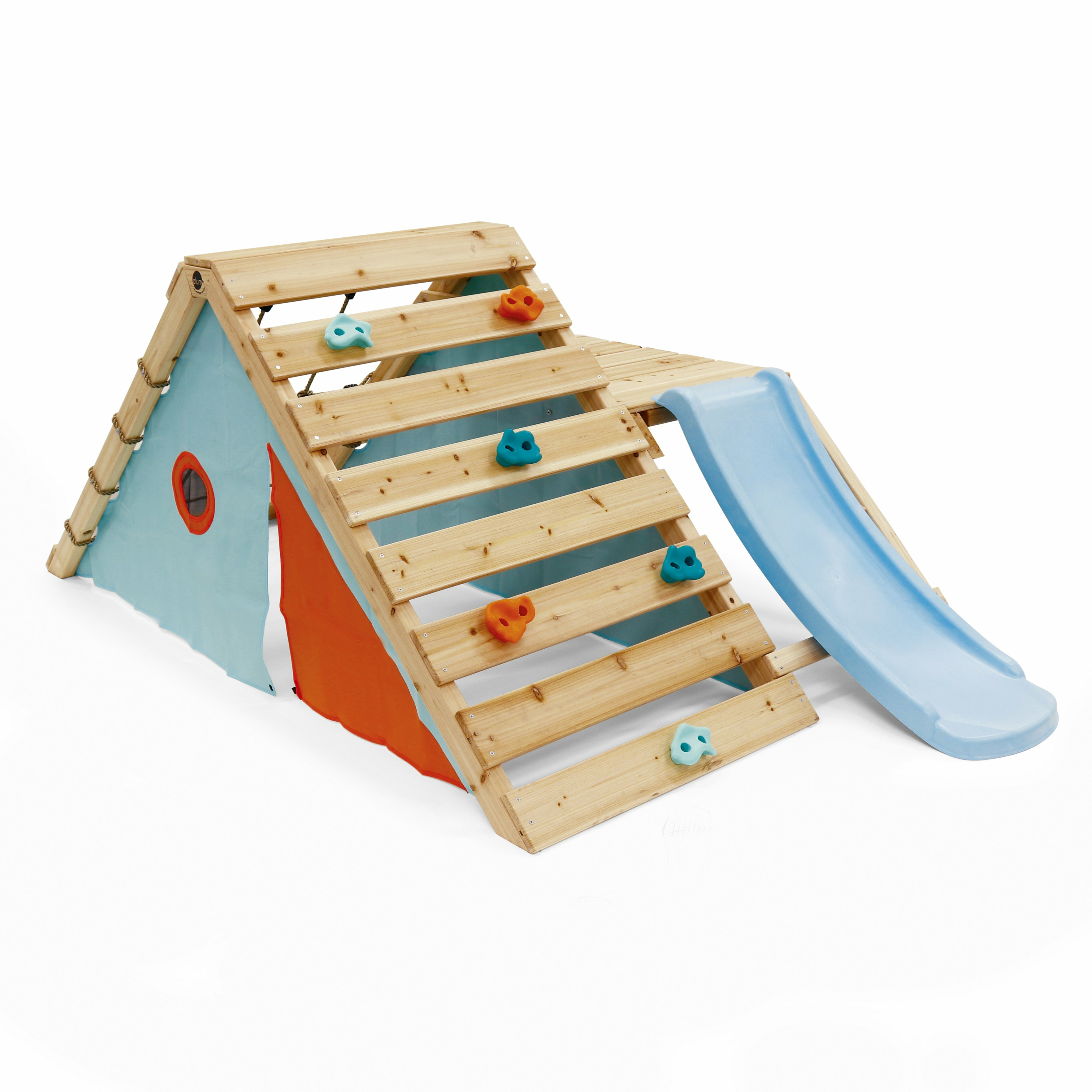 plum swing and slide set