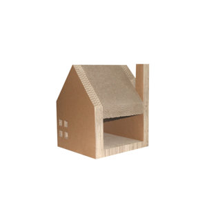 Clemton Corrugated Cardboard Cat House
