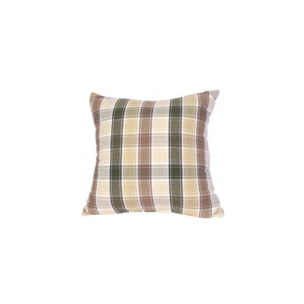Tartan Check Filled Cushion Covers Reversible Stripe Scatter 17"  or 23"