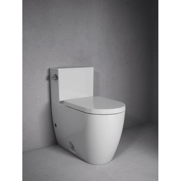 Duravit 1 28 Gpf Water Efficient Elongated One Piece Toilet Seat Not Included