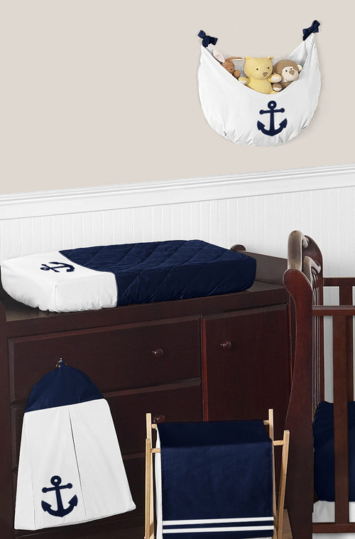 anchor crib bedding set