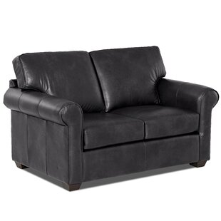 Rachel Leather Loveseat By Klaussner Furniture