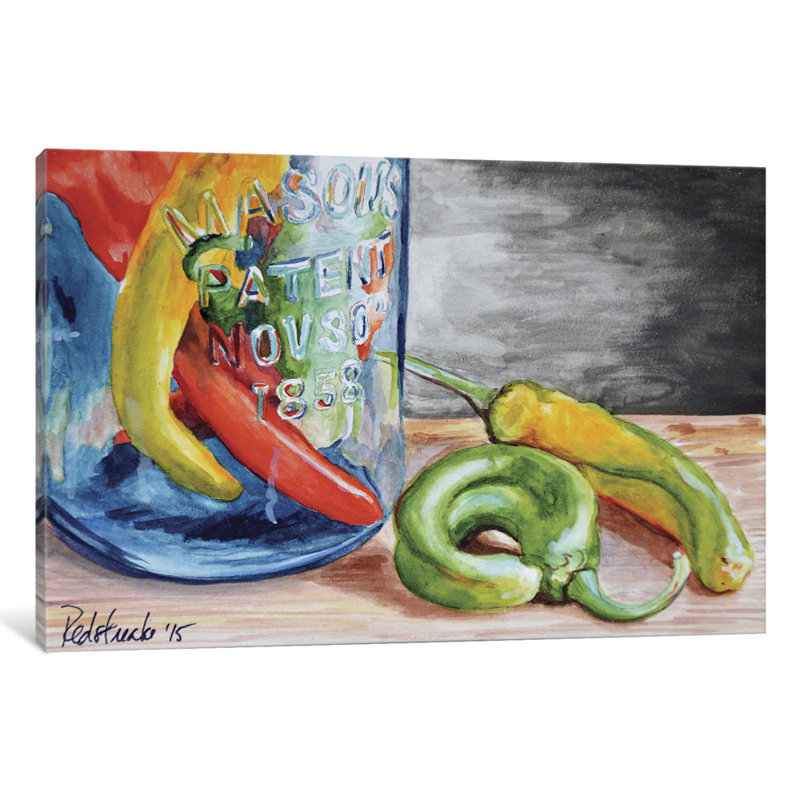 August Grove 1858 Chili Peppers Painting Print On Wrapped Canvas