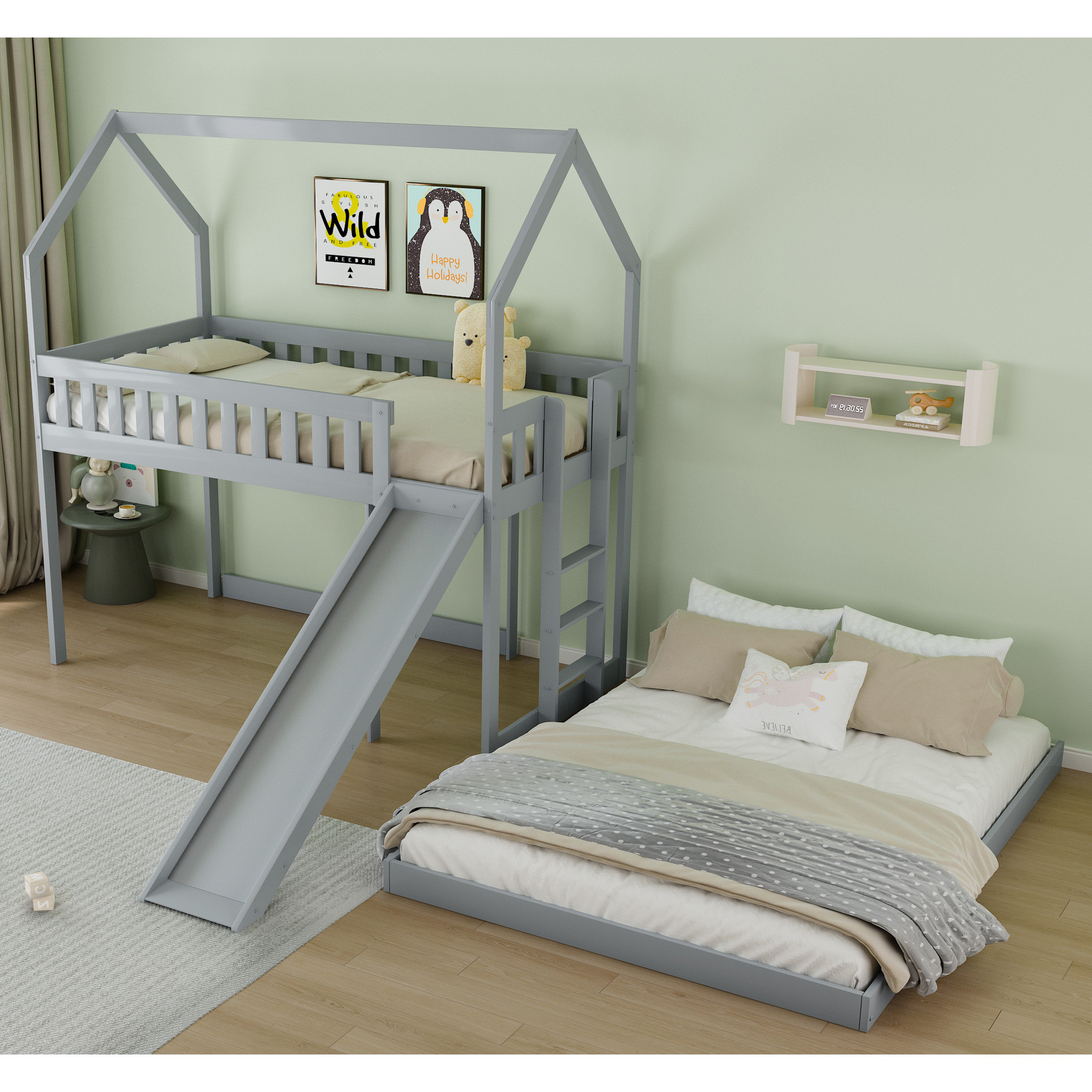 Harper Orchard Sisquoc Twin Over Full Standard Bunk Bed by Harper ...