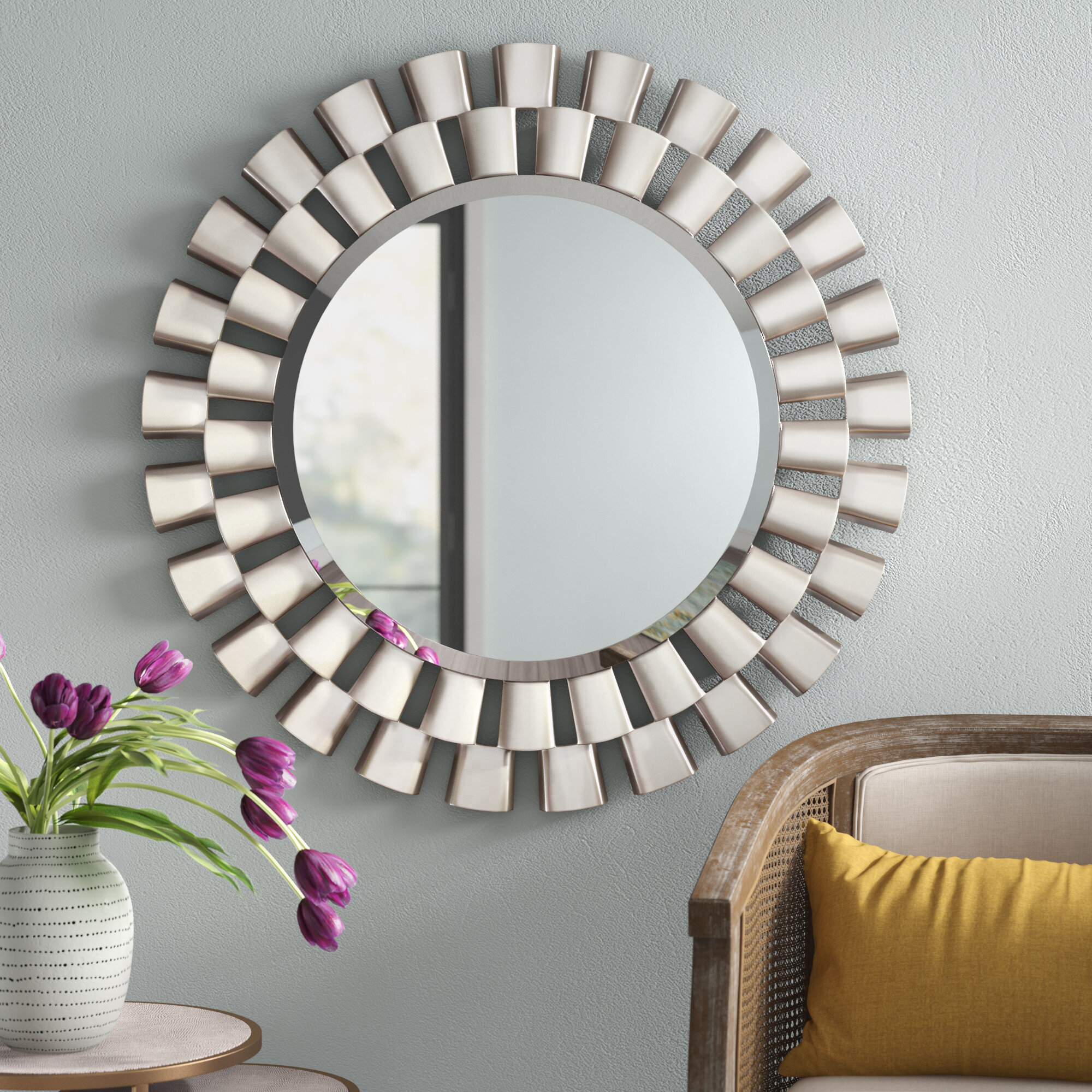 Glam Beveled Accent Mirror \u0026 Reviews 