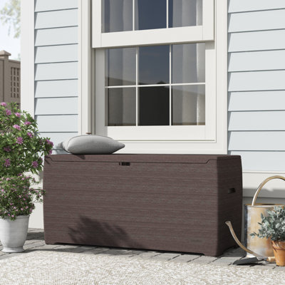 Duramax Building Products 71 Gallon Water Resistant Plastic Lockable Deck Box
