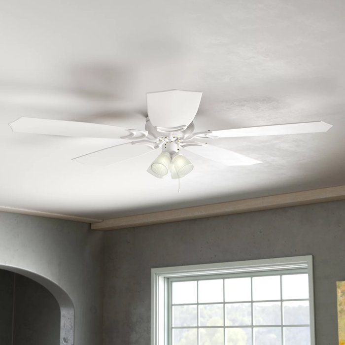 August Grove 52 Tarbell Brilliante 5 Blade Ceiling Fan Light Kit