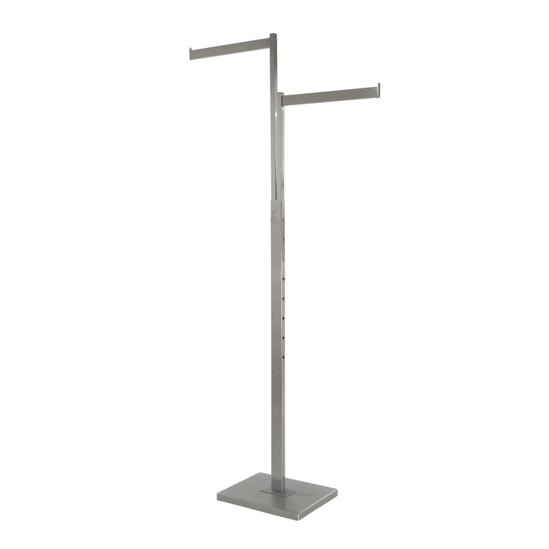 Rebrilliant Athens 16 W 2 Way Clothes And Garment Rack Wayfair