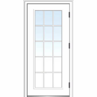 Verona Home Design Internal Grilles Glass Full Lite Primed Steel