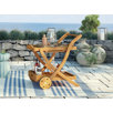 Garden bar with wheels