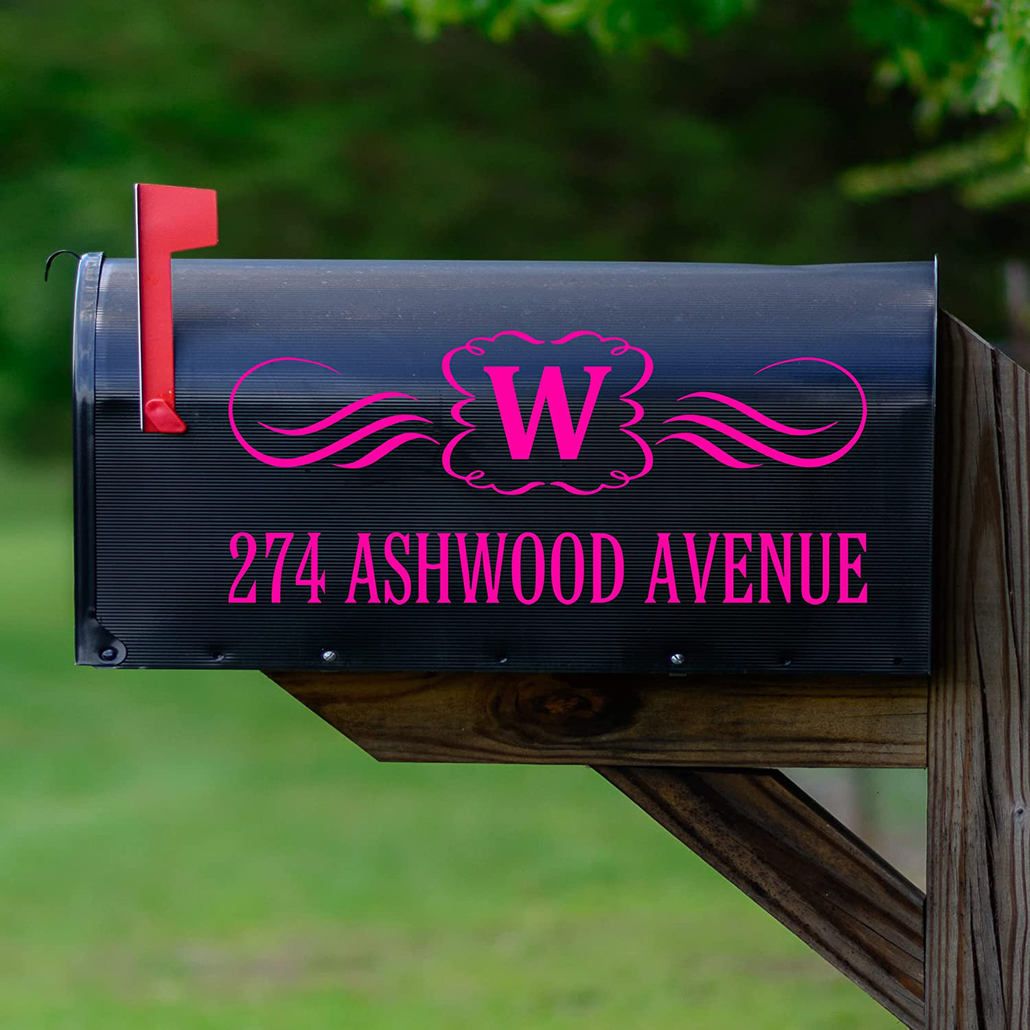 VWAQ Custom Mailbox Address Stickers Set Of 2 Street Address Decals