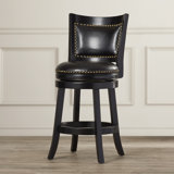 Carstensen Bar & Counter Swivel Stool by Darby Home Co