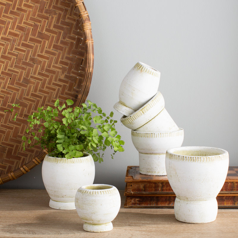 Voss Clay Pot Planter Set