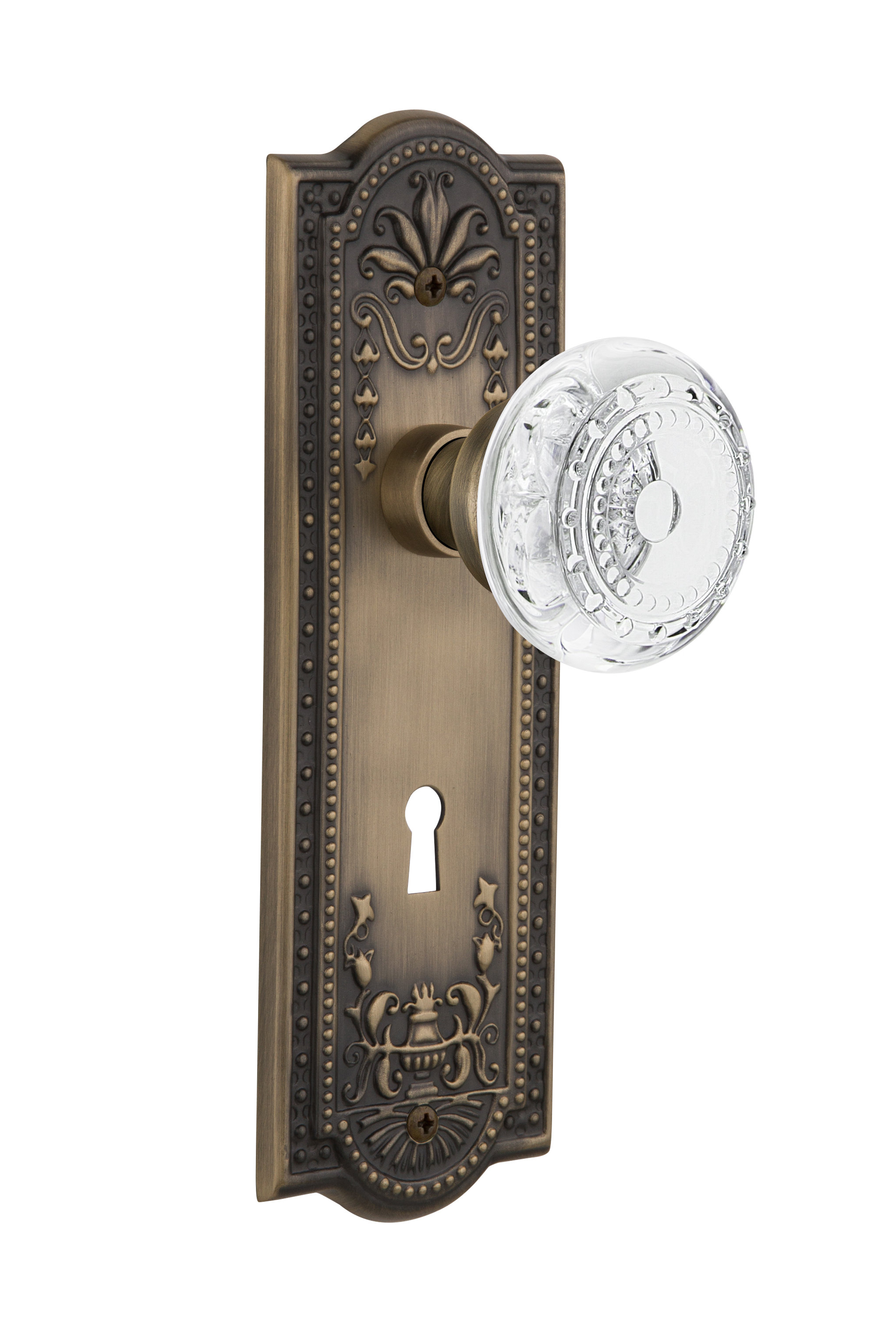 Nostalgic Warehouse Crystal Meadows Double Dummy Door Knob With