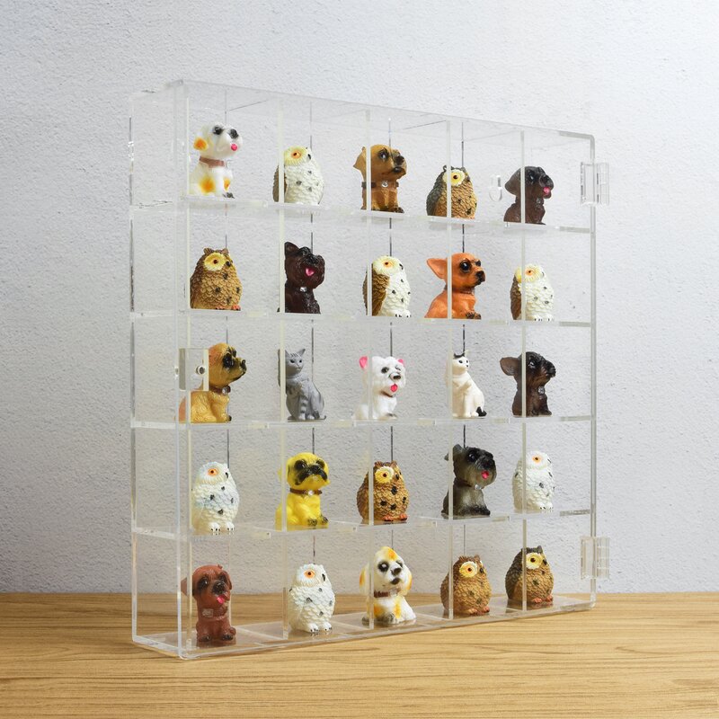 Mountable 25 Compartments Display Case.