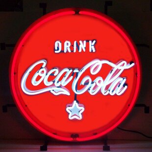 Drink Coca Cola Ice Cold Neon Light Sign 19"X15" Beer Lamp Bar Decor Windows 