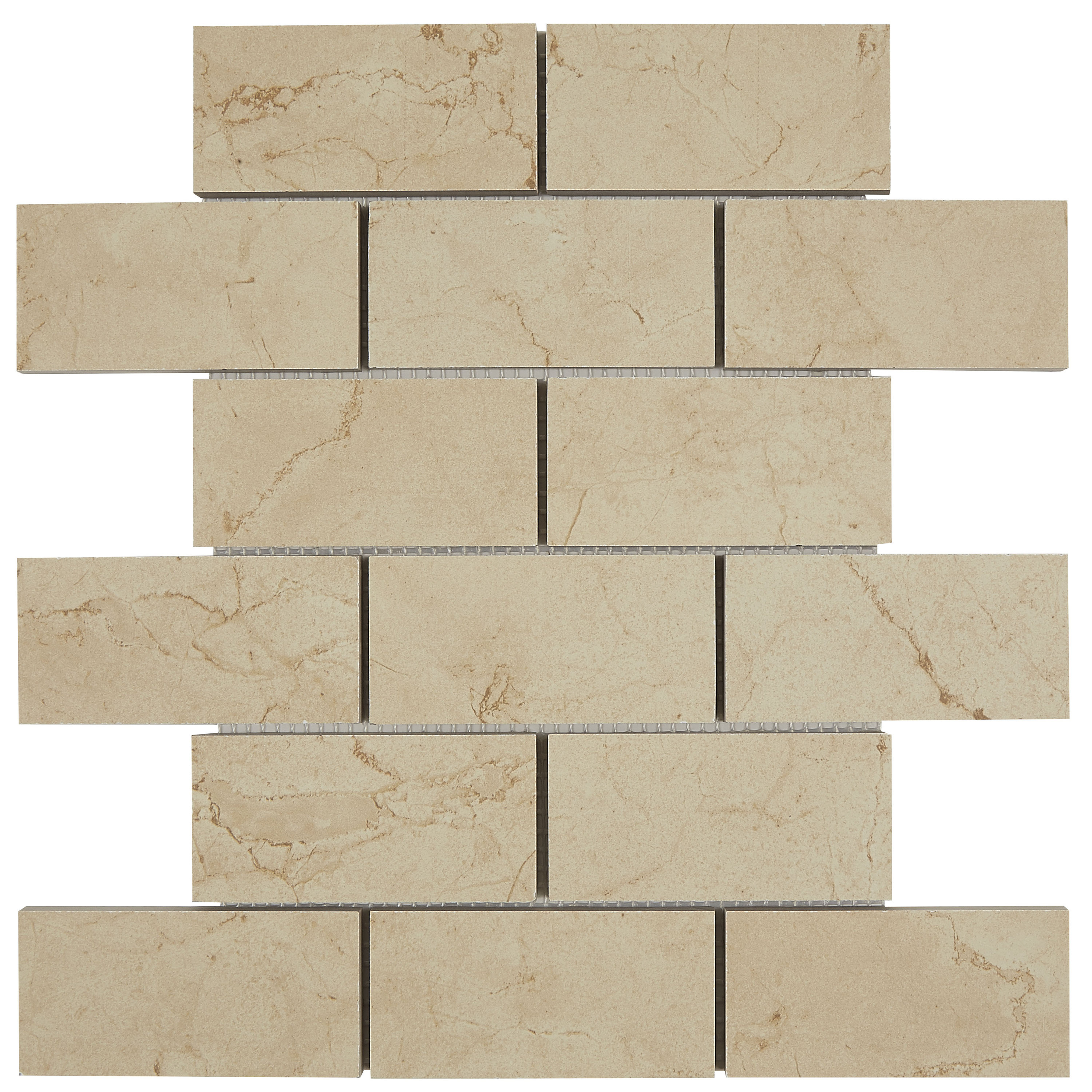 Daltile Floine 2 X 4 Ceramic Mosaic Tile In Marfil Wayfair Ceramic Mosaic Tile In Marfil