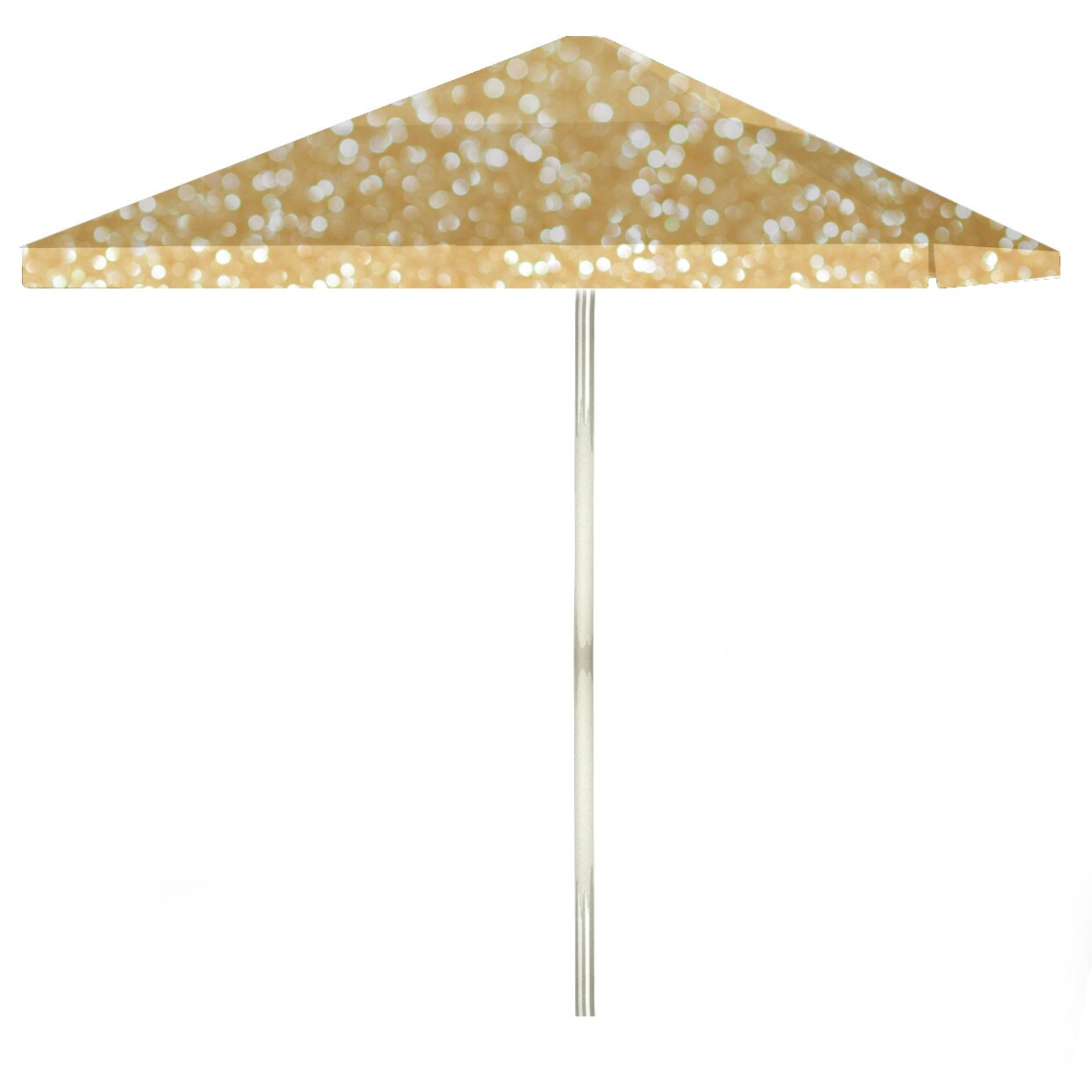 Best Of Times Glitter Me Gold 6 Square Market Umbrella Wayfair