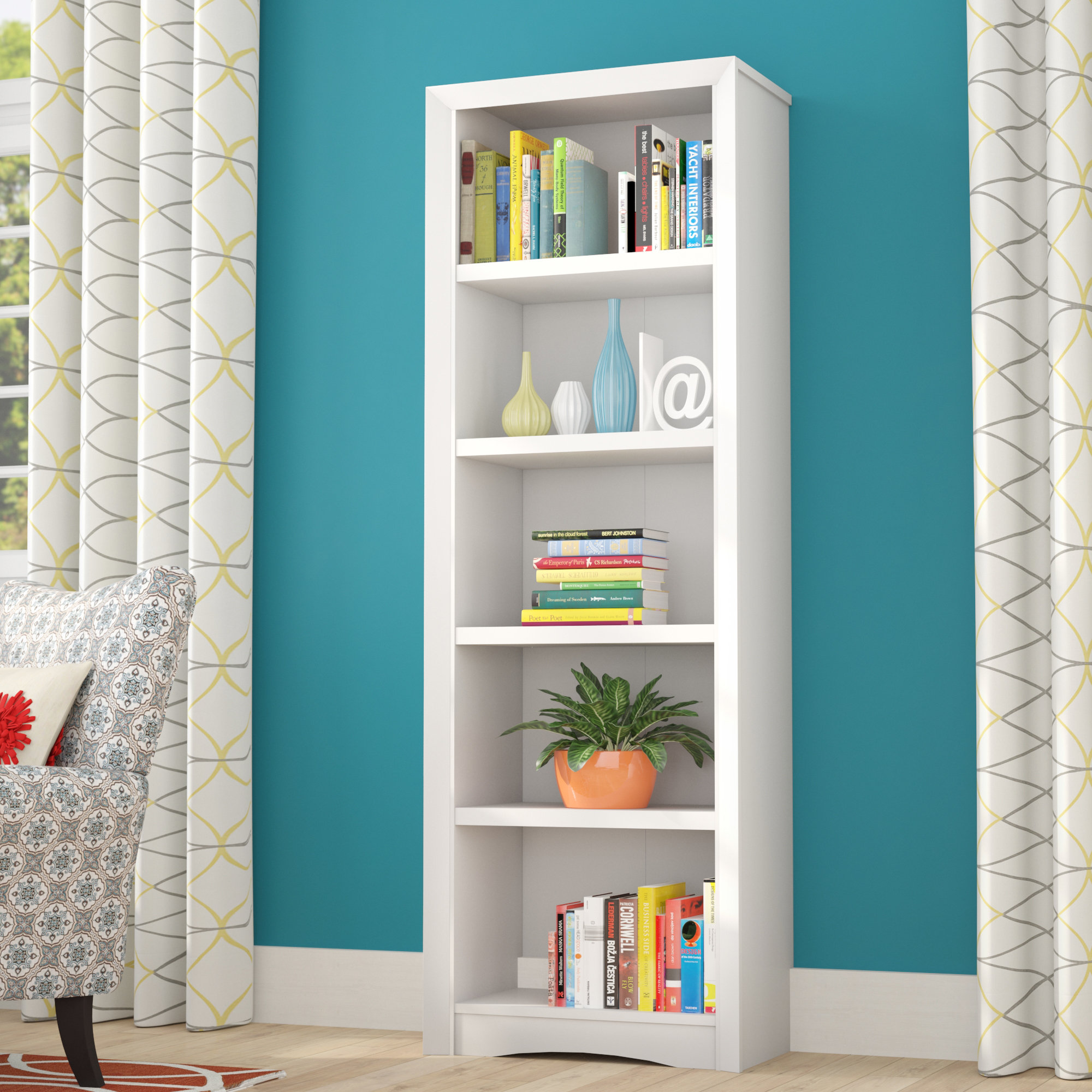 Darby Home Co Emmett Standard Bookcase Reviews Wayfair Ca