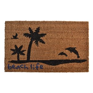 Molded Beach Life Doormat