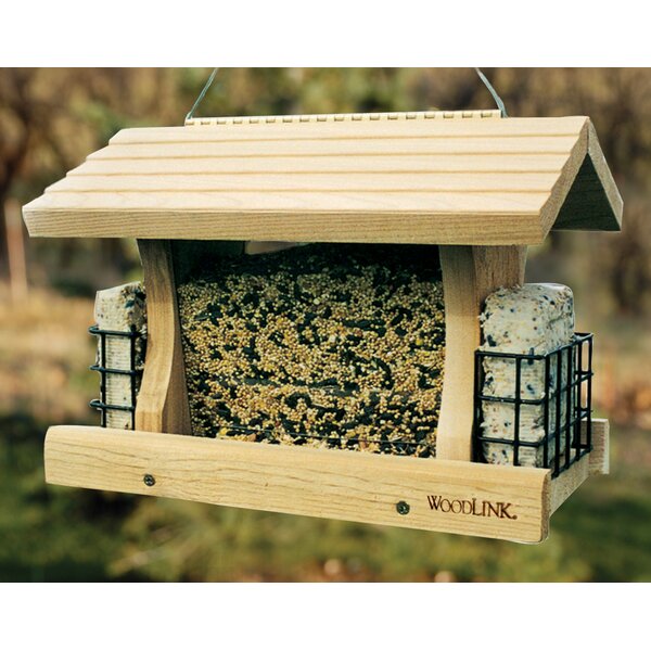 red barn combo bird feeder