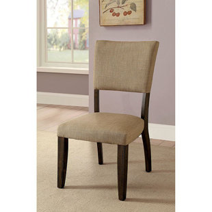 PeoPles Upholstered Dining Chair (Set of 2) by Canora Grey