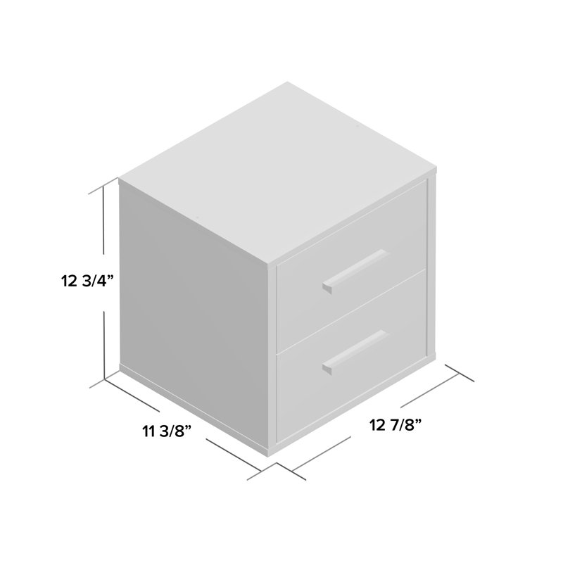 Ebern Designs Adah 2 Drawer Lateral Filing Cabinet Reviews Wayfair