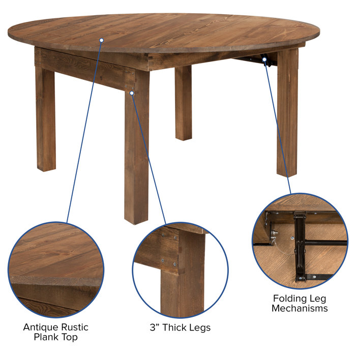 Alistair Solid Wood Dining Table