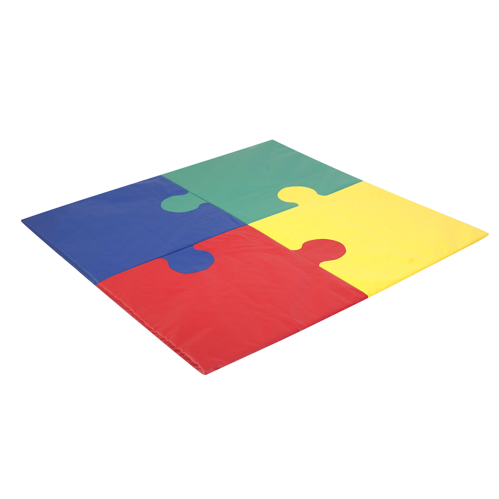 Children S Factory Primary Square Puzzle Floor Mat Wayfair