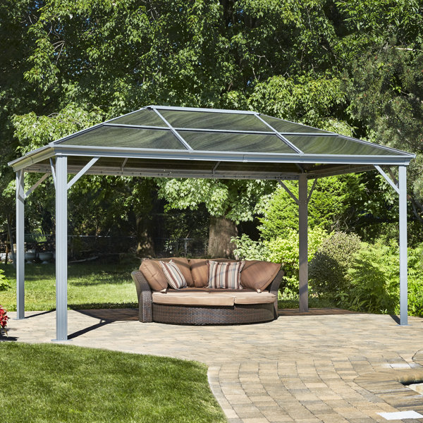 Gazebo Penguin All Season Mille 14 Ft W X 10 D Aluminum Gazebo Penguin All Season Mille 14 Ft W X 10 D Aluminum Patio Wayfair