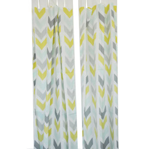 Honeydoo Kangaroo Window Curtain Panels (Set of 2)