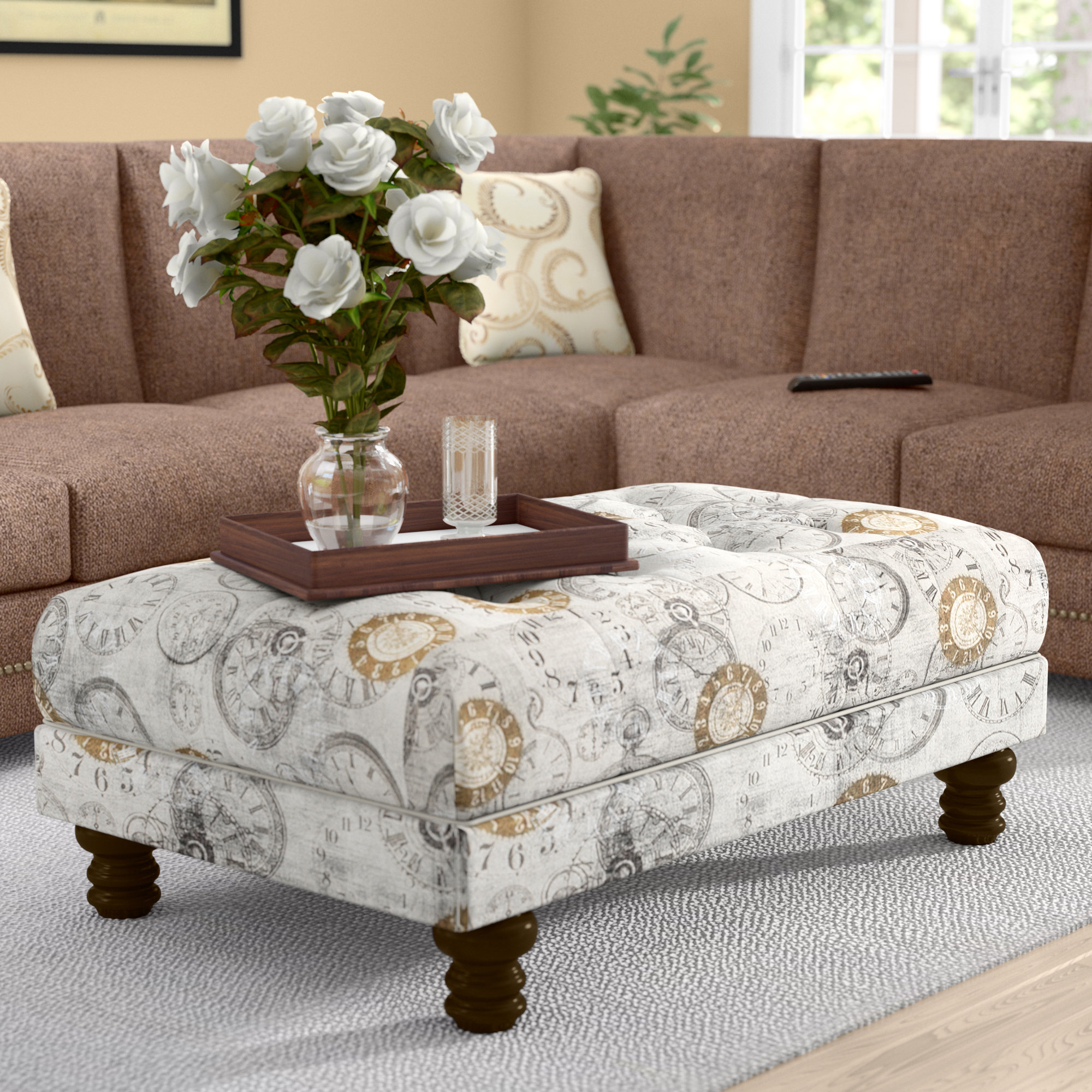 Darby Home Co Kyla Cocktail Ottoman Reviews Wayfair