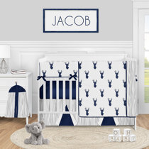 Navy And Pink Crib Bedding Wayfair