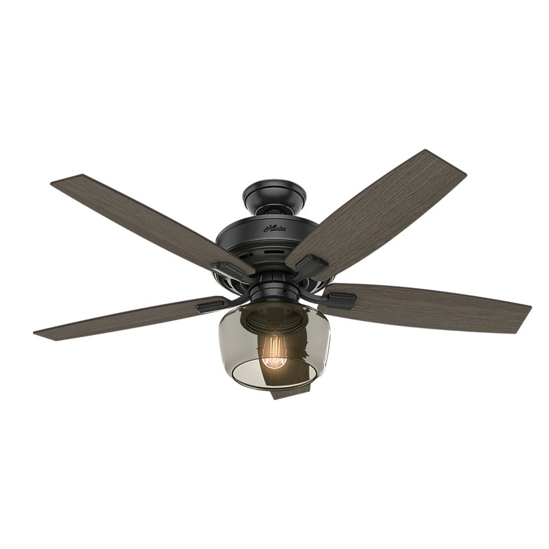 Hunter Fan 52" Bennett 5 - Blade Standard Ceiling Fan with ...