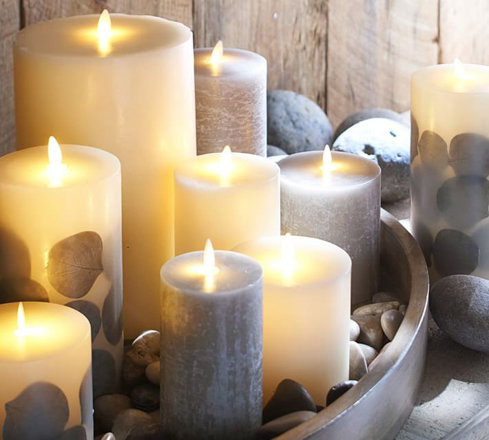 The Holiday Aisle Weddings Home Decoration Unscented Pillar Candle
