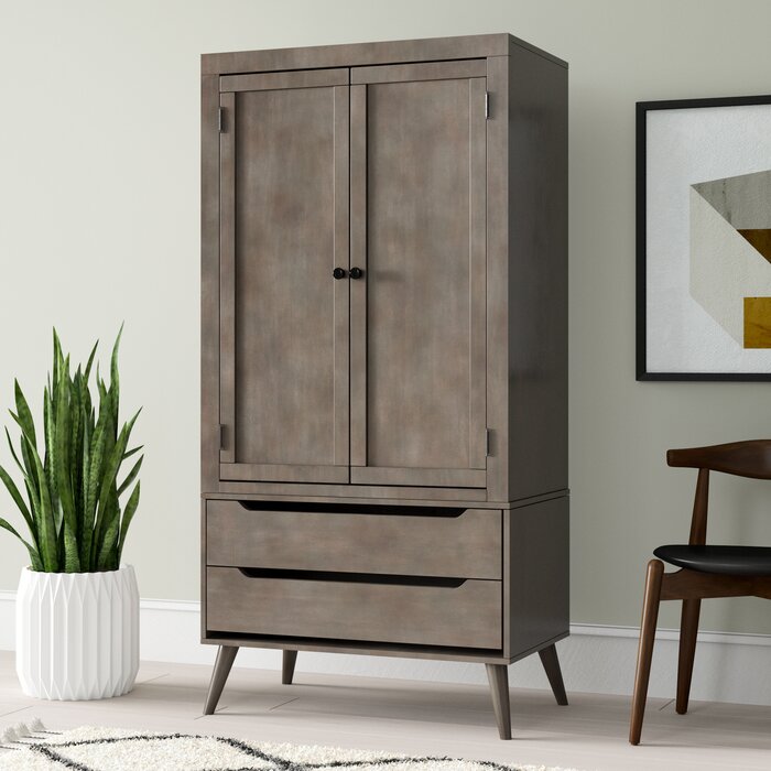 Langley Street Wardrobe Armoire Wayfair Ca