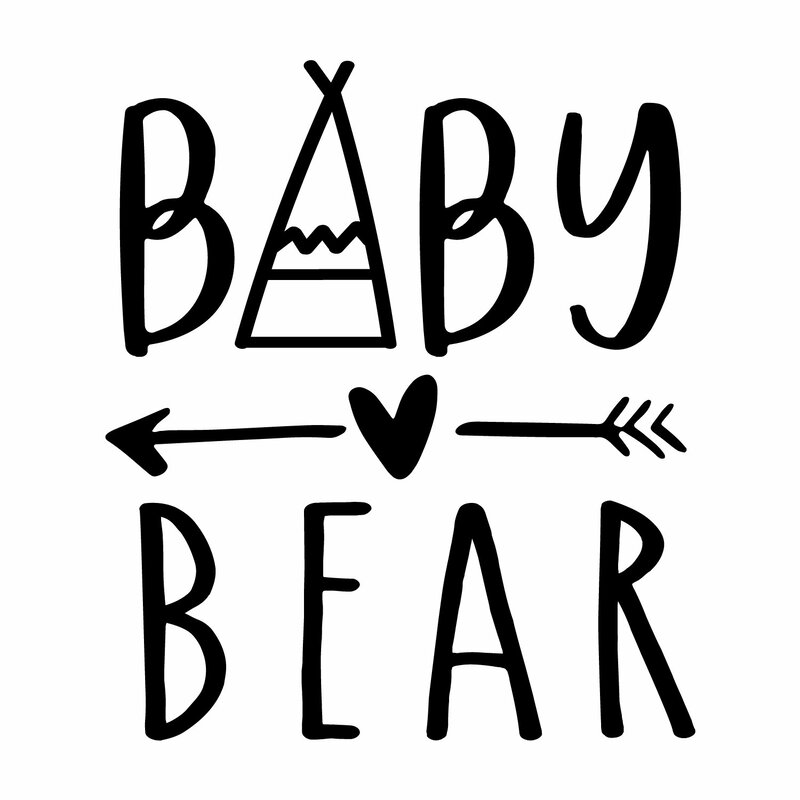 Stickerscape Baby Bear Wall Sticker | Wayfair.co.uk