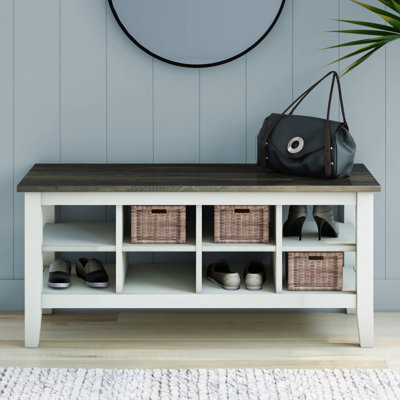 Loon Peak Maryjane Cubby Storage Bench Reviews Wayfair
