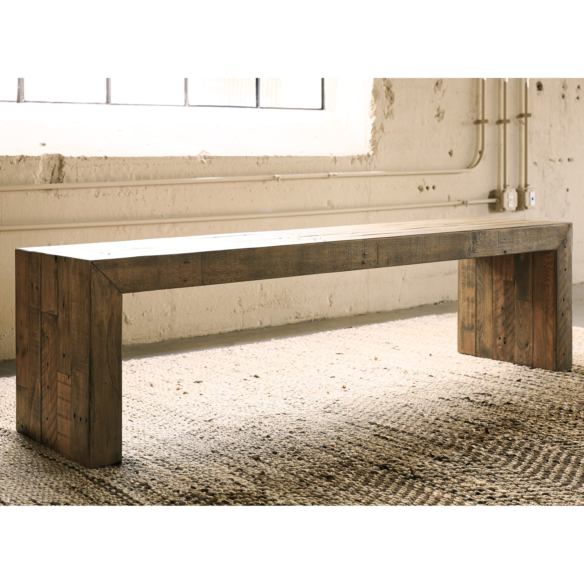 Gino Solid Wood Bench