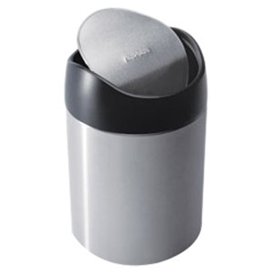 Stainless Steel 0.4 Gallon Swing Top Trash Can