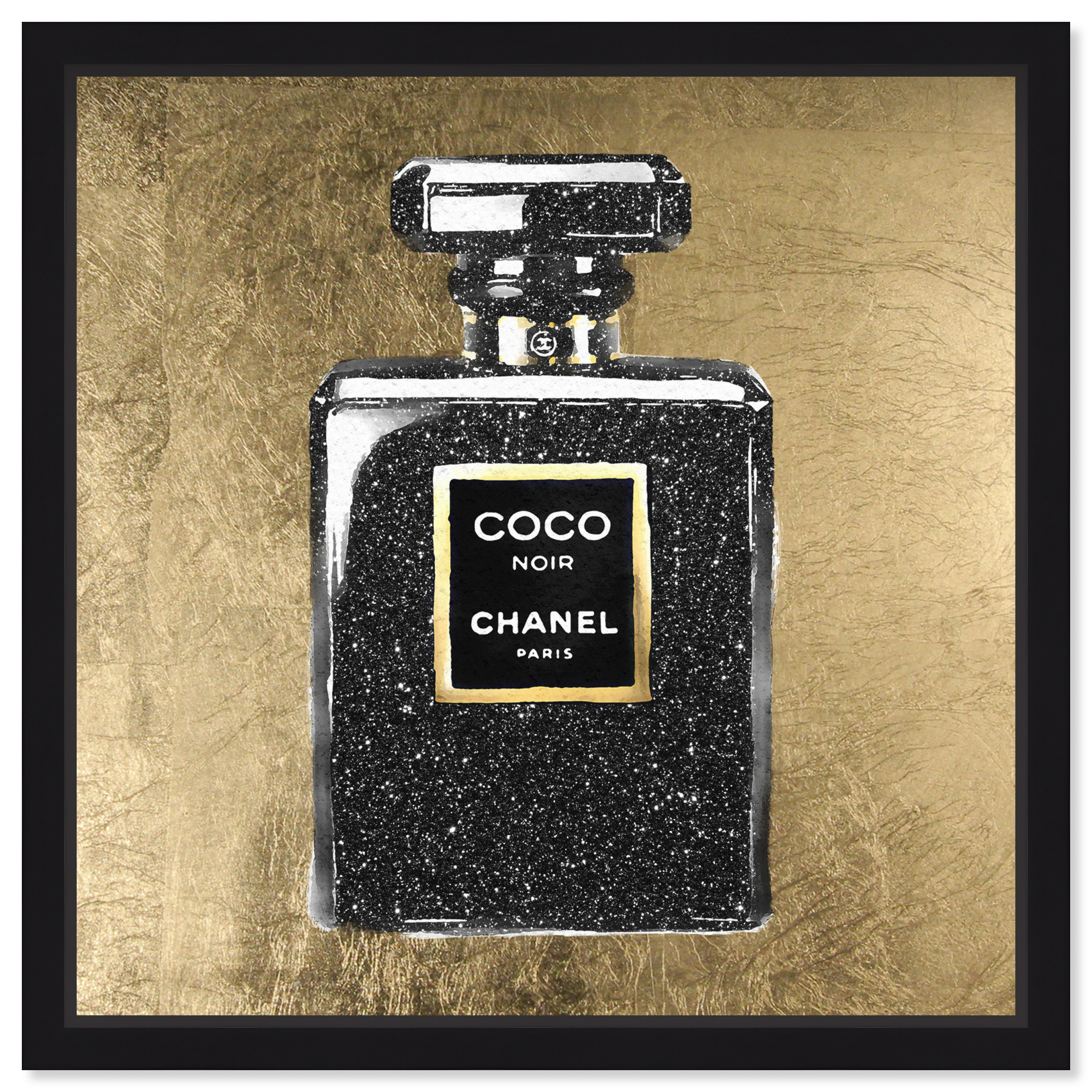 Oliver Gal Classic Glitter Noir By Oliver Gal Shadowbox Graphic Art Wayfair