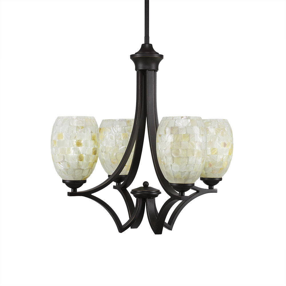 World Menagerie Cambridge 4 Light Shaded Classic Traditional Chandelier Wayfair