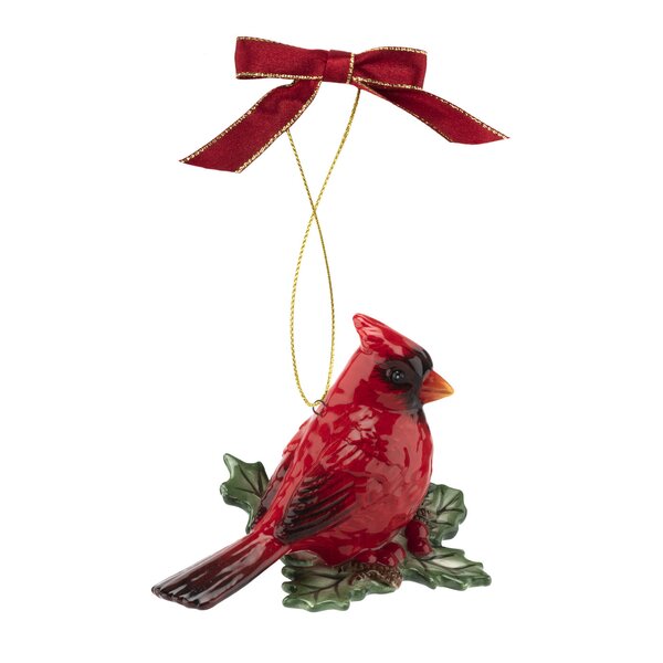 Spode Christmas Tree Cardinal Hanging Figurine Ornament & Reviews | Wayfair