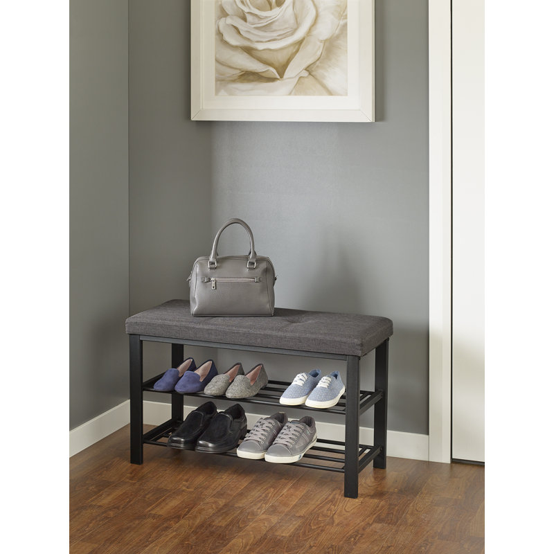 metal shoe storage