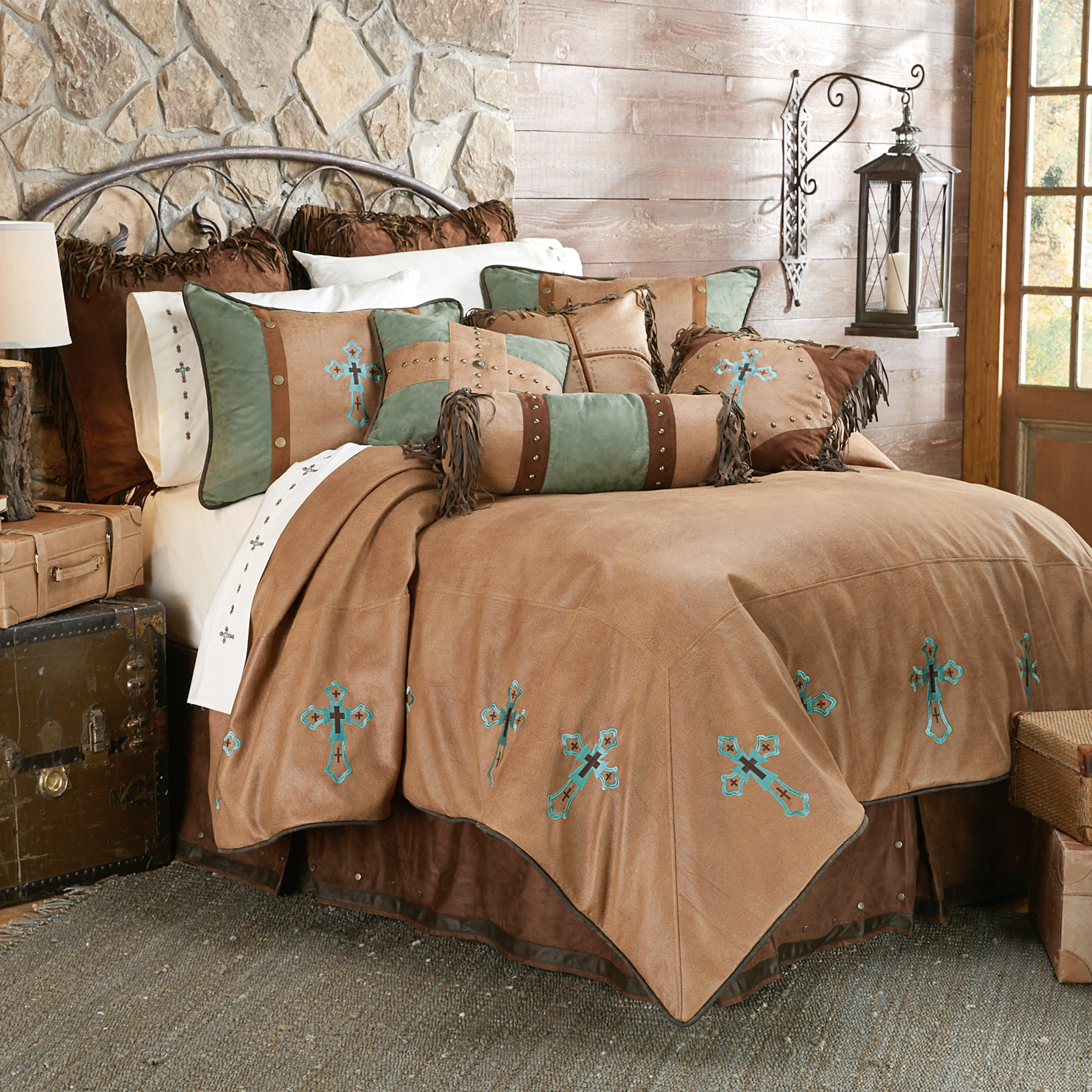 copper colored bedspreads