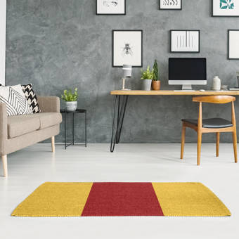 Winston Porter Delana Gabbeh Riz Hand Knotted Wool Cream Brown Area Rug Wayfair
