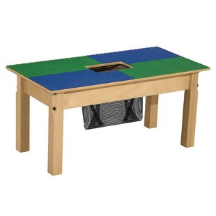 round lego table with chairs
