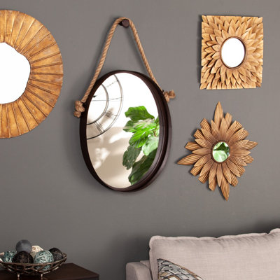 Tacony Oval Metal Mirror